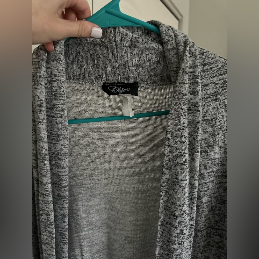 Grey stylish cardigan - Picture 3 of 4